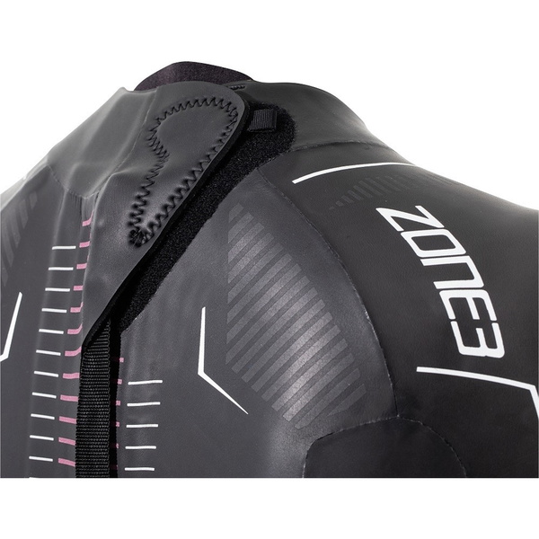 2024 Zone3 Womens Aspire Back Zip Swim  Wetsuit WS22WASP101 - Black / Purple